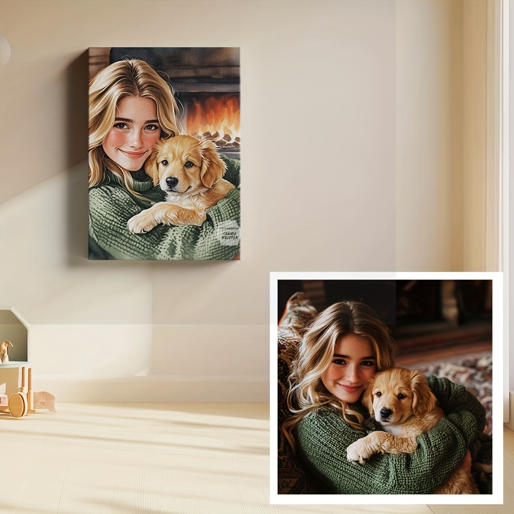 ภาพพิมพ์บนผ้าใบตามสั่ง – งานศิ - Pet Portrait Custom บทวิจารณ์และราคา