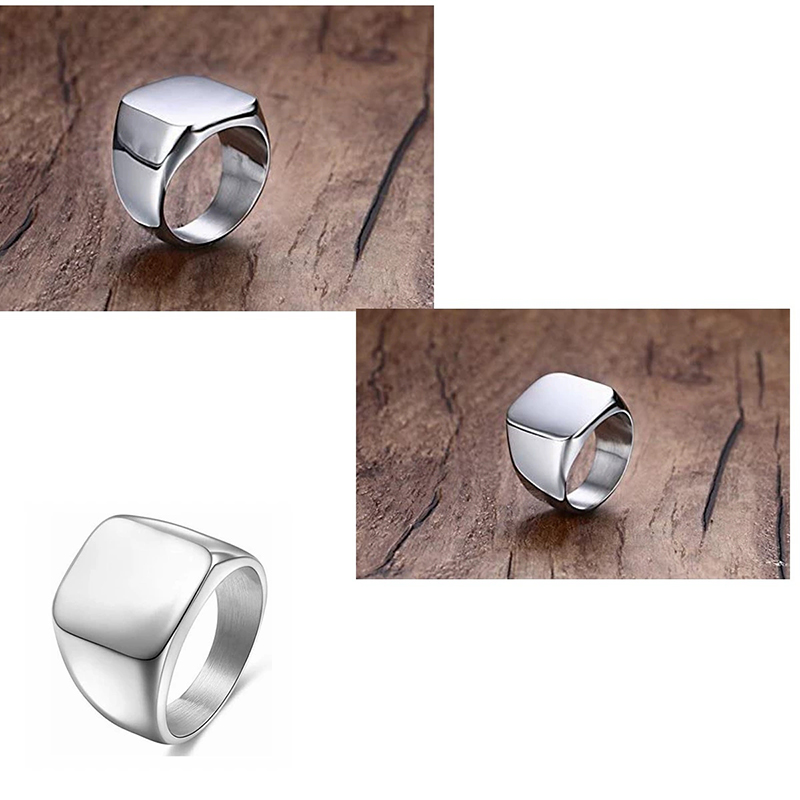 แหวนสแตนเลส 365 สไตล์พังก์ร็อก - Initial Ring Custom บทวิจารณ์และราคา